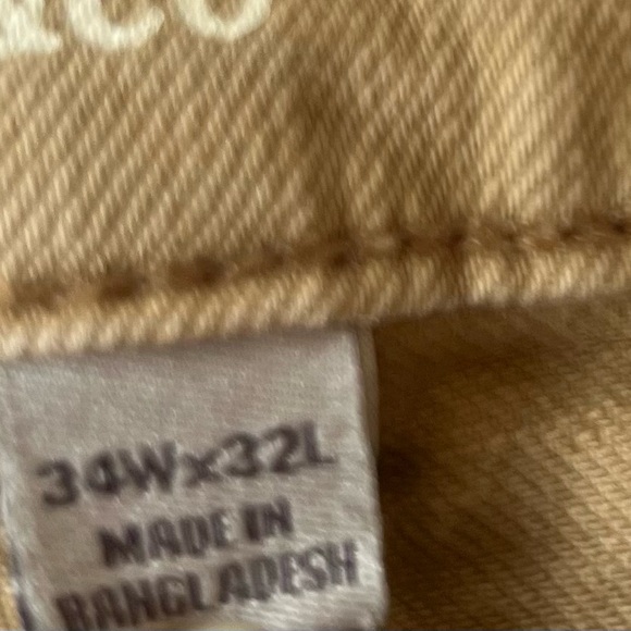 Goodfellow & Co Men’s Athletic Total Flex Khaki Jeans 34 X 32 - Picture 5 of 9